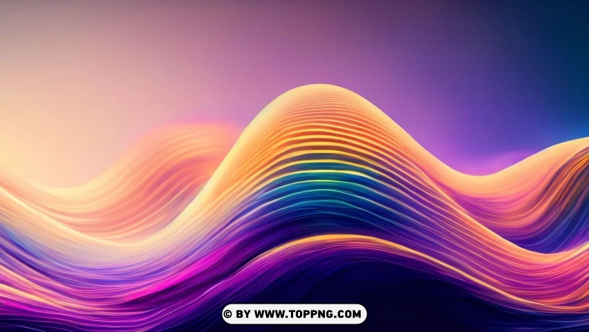 Fluid Abstract Artwork With Dynamic Motion PNG Transparent Background