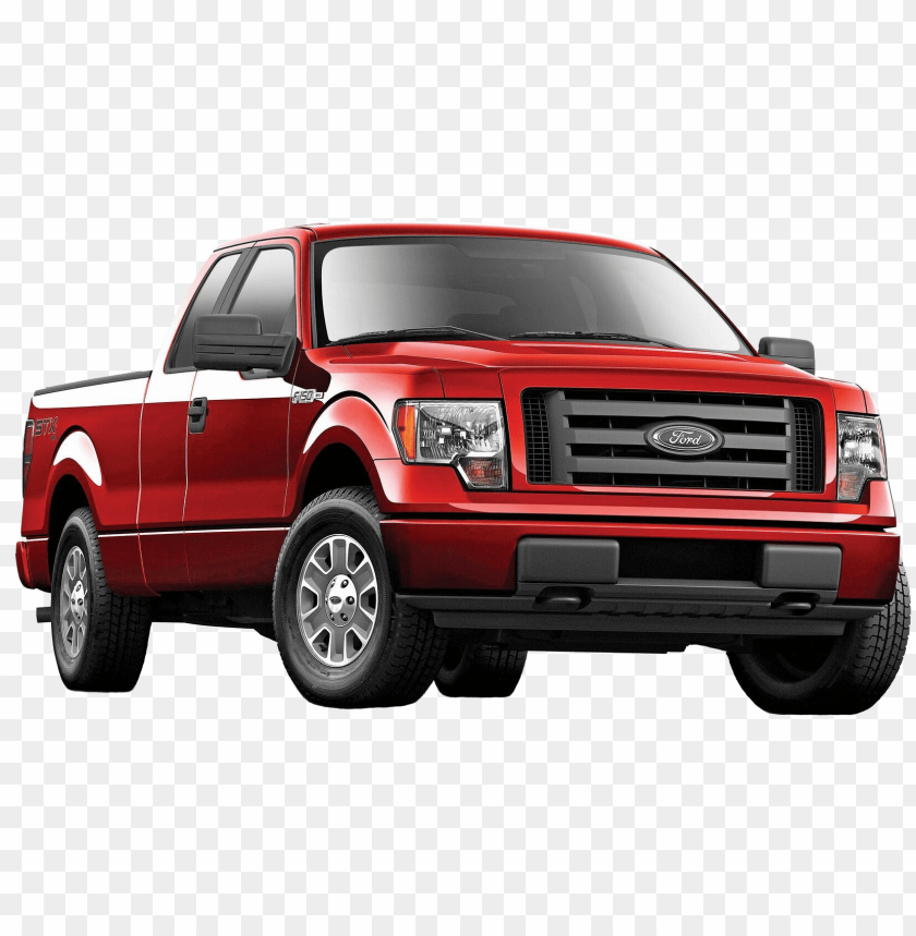 red truck, pickup truck, Ford truck, vehicle, automotive, transportation, car