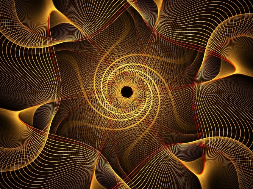 fractal, lines, twisted