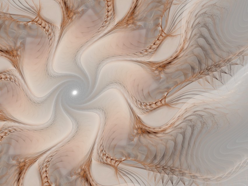 Fractal Patterns Twisted Rotation Background