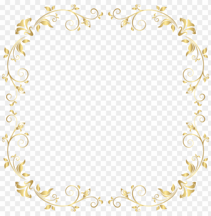 frame border golden png