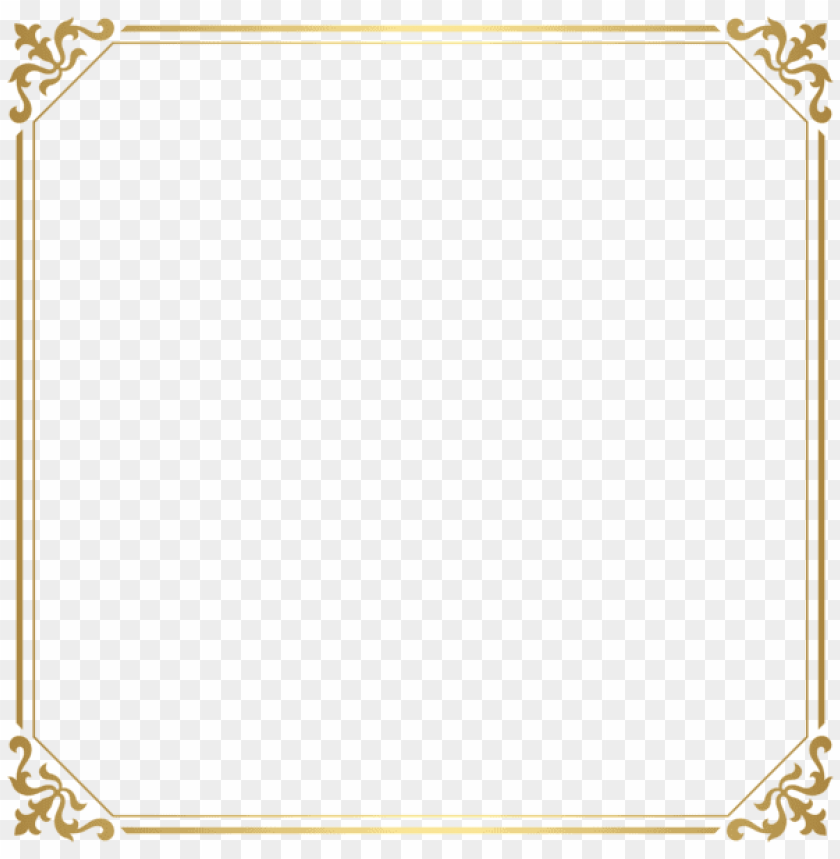 frame border transparent gold