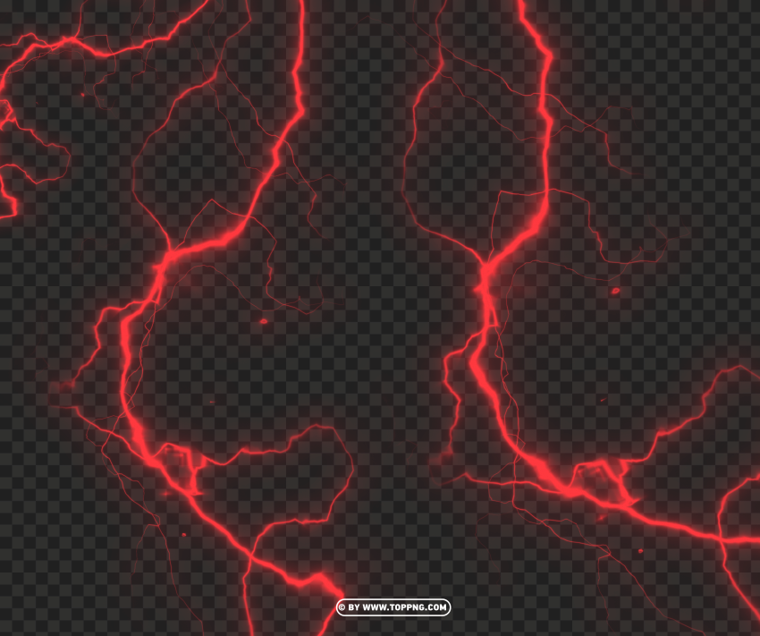 Free Glowing Red Colors Lighting PNG Transparent Background