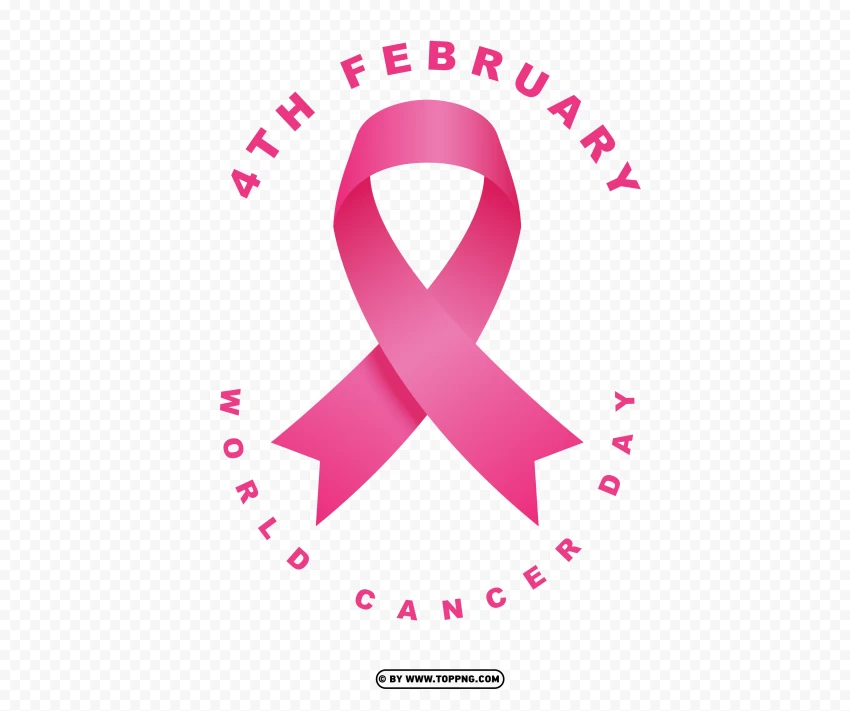 Free Hd 4th February World Cancer Day Logo PNG Transparent Background