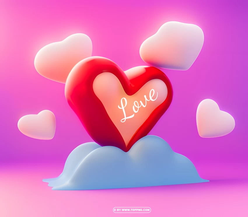 Free Heart Images Card With S PNG Transparent Background