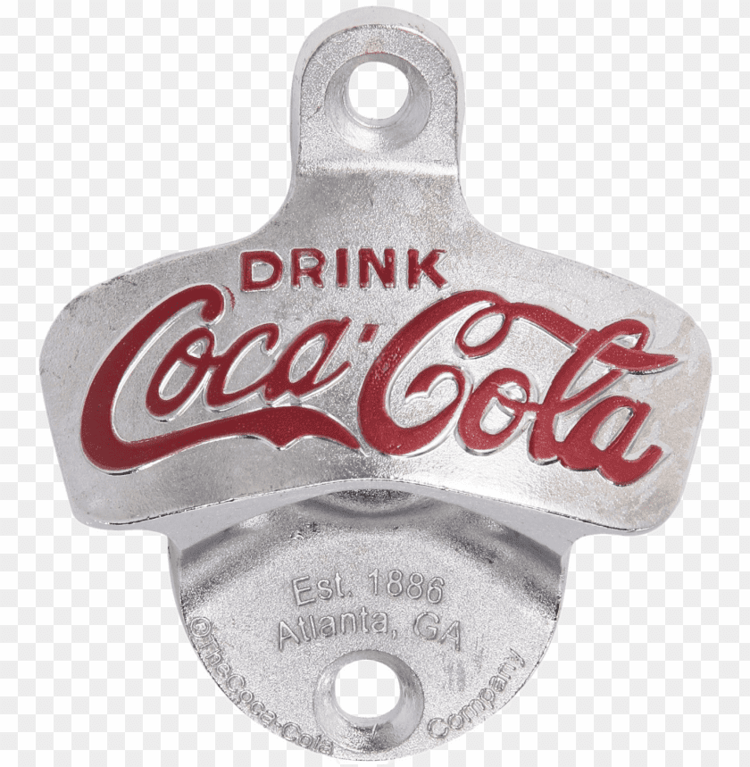 Coca-Cola bottle opener featuring the classic logo desi PNG