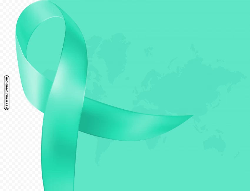 Free Template Design Of Liver Cancer With Ribbon PNG Transparent Background