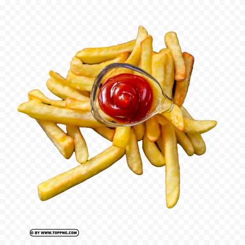 French Fries And Dipping Sauces Hd Image PNG Transparent Background