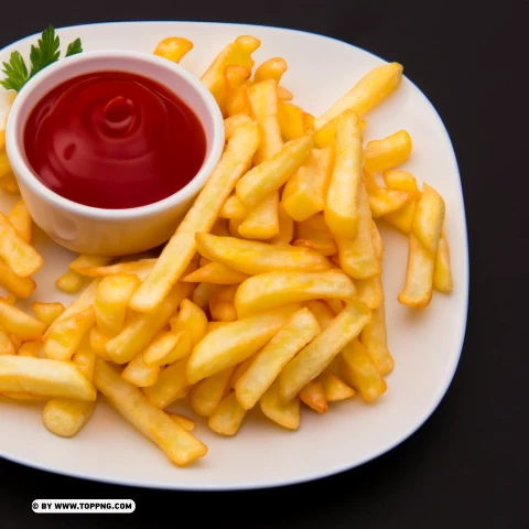 French Fries In Sauce Img Download PNG Transparent Background