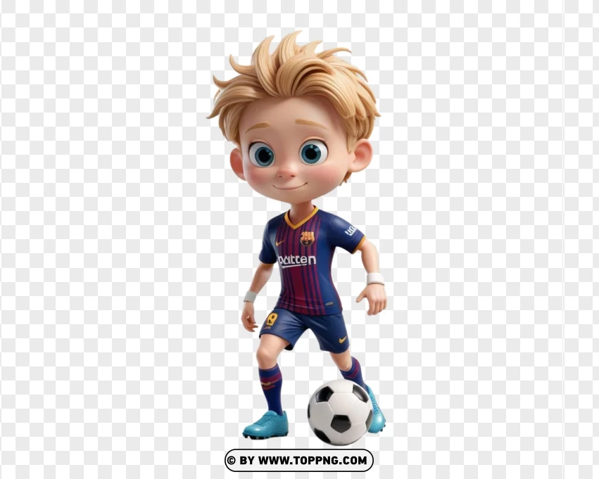 Chibi Character,  Pixar,  Football Player,football,  cartoon,  3D,  isolated