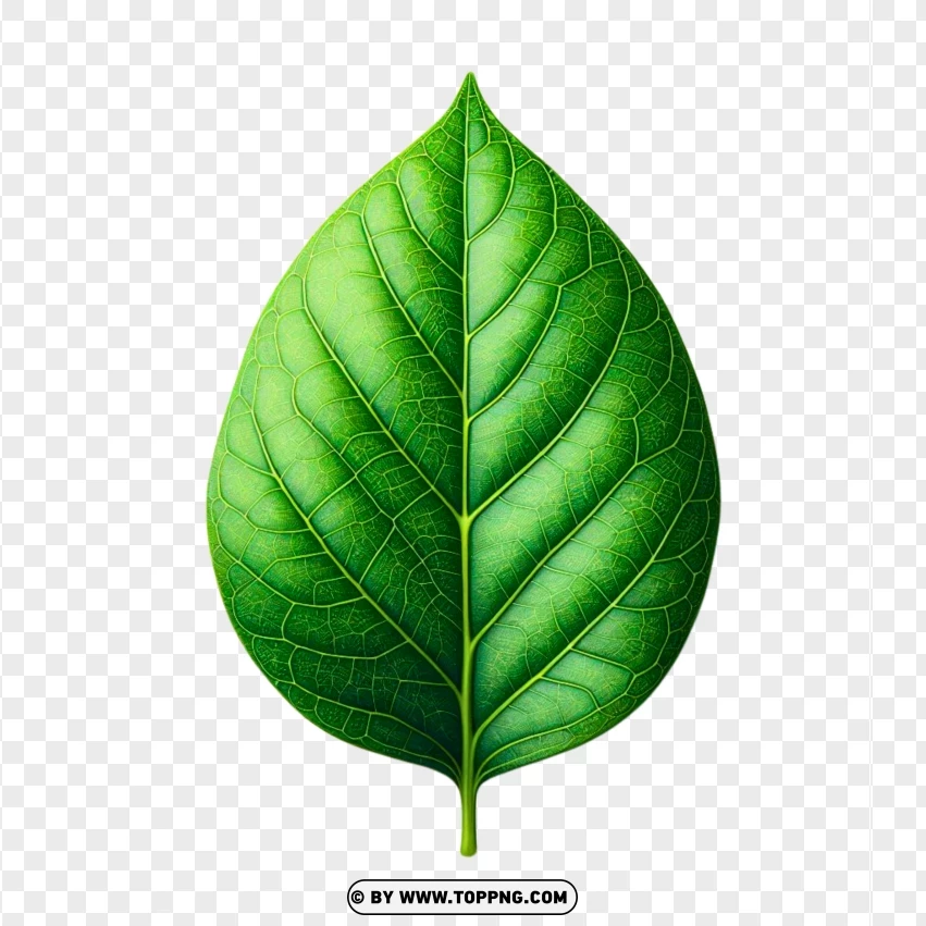 Fresh green leaf, nature leaf PNG, eco-friendly leaf image,green, fresh, isolated, leaf