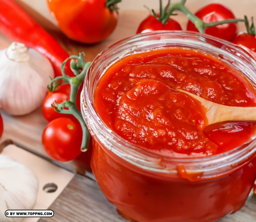 Fresh Tomato Sauce High Quality PNG Transparent Background