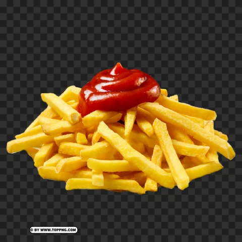 Fried French Fries PNG Transparent Background