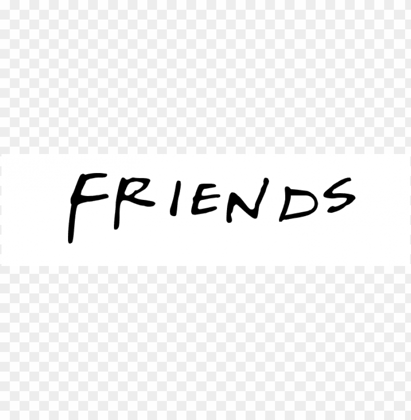 friends font