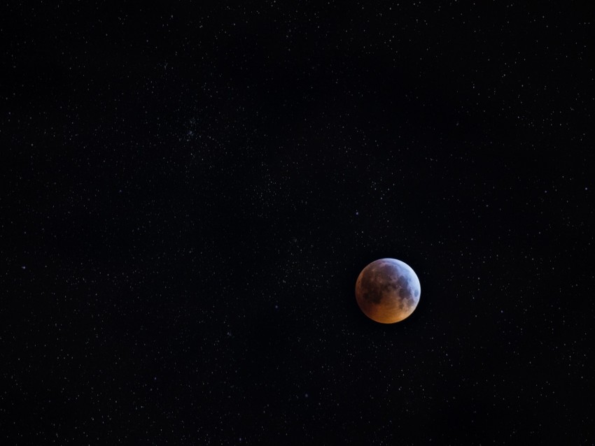 full moon, moon, starry sky, satellite, night