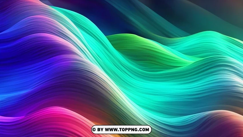 Futuristic And Innovative Abstracted Spectrum Of Colors 4k Wallpaper PNG Transparent Background