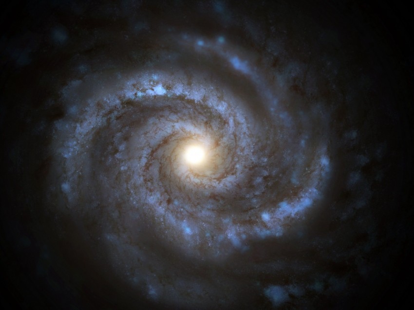 Galaxy Spiral Glow Space Universe Background