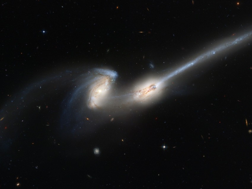 Galaxy Spirals Stars Space Congestion Mice Galaxies Ngc 4676 Background