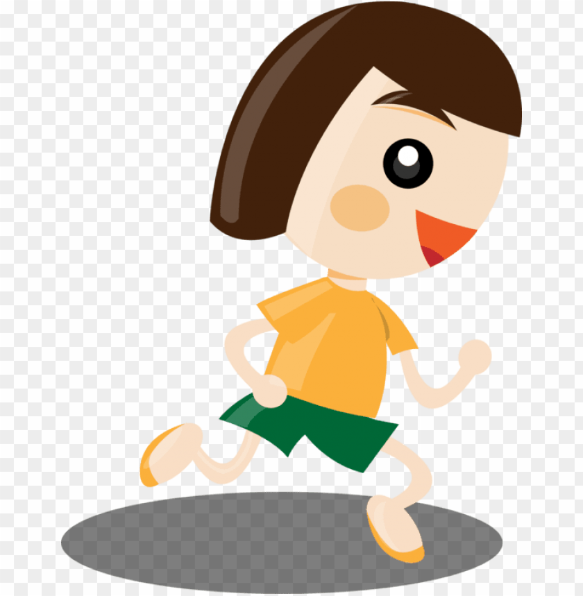 child, cartoon, running, playful, active, happiness, youth