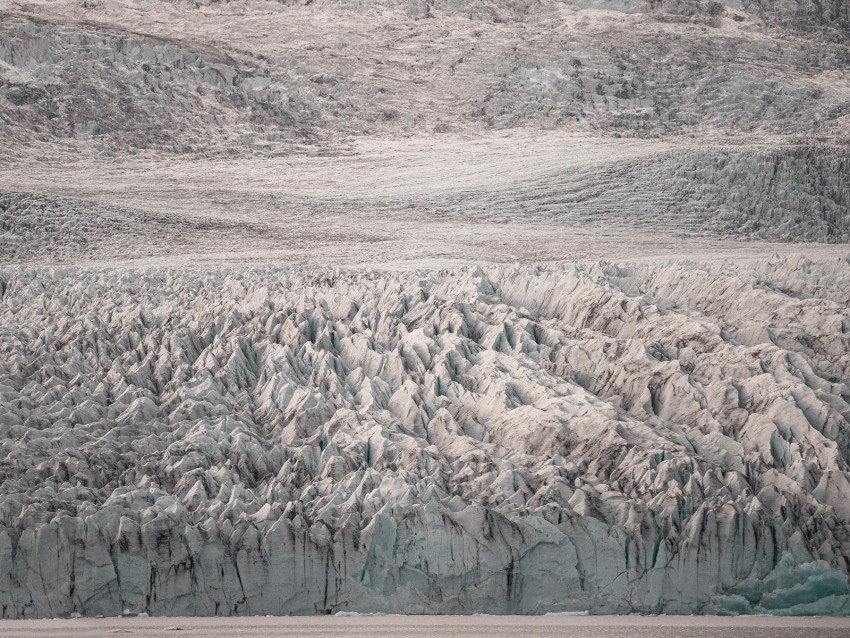 Glacier Ice Frozen Landscape Iceland Background