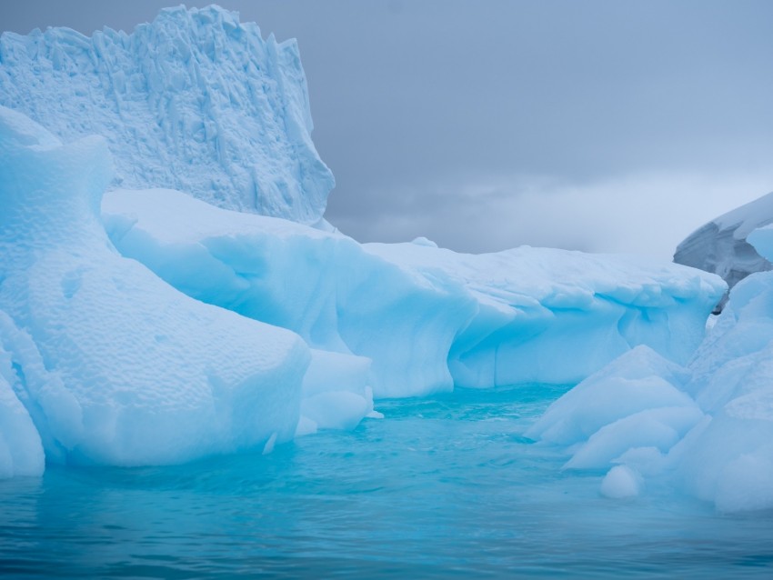 glacier, ice, water, antarctic, snow