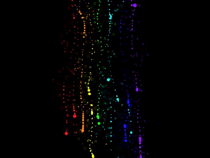 glare, bokeh, rainbow, colorful, glowing, dark