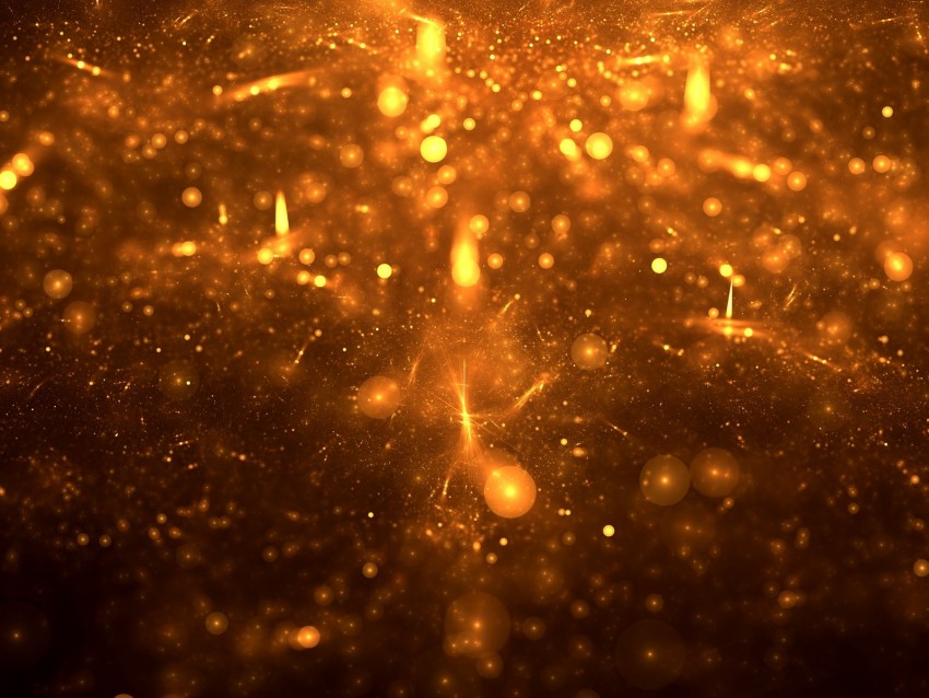 Glare Bokeh Shine Circles Flow Fractal Background