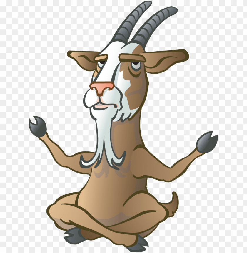 goat, animal illustration, yoga goat, cartoon animal, nature character, meditating goat, artistic goat design