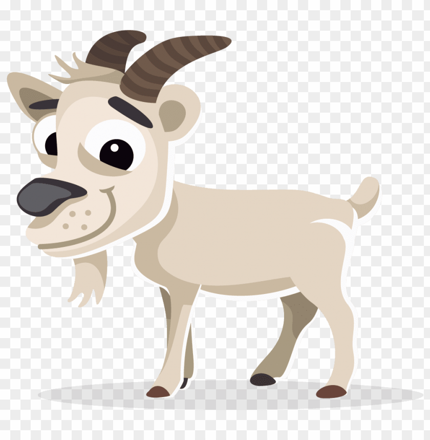 cartoon goat, cute animal, farm animal, wildlife, playful goat, animal character, happy goat