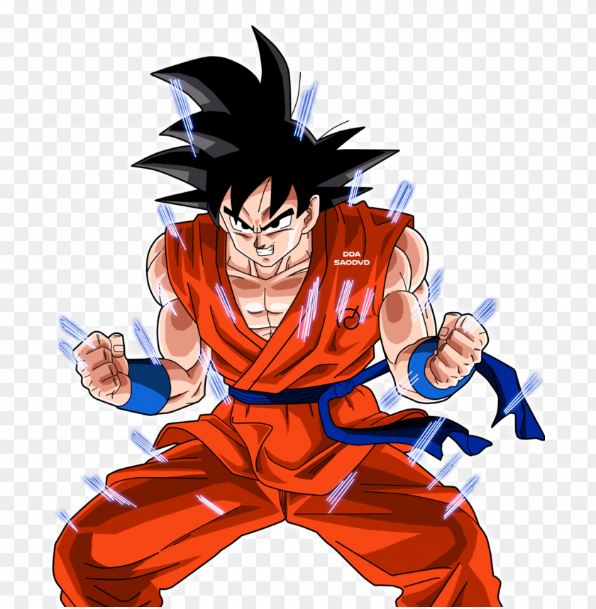 comics and fantasy, goku, goku ready to fight, 