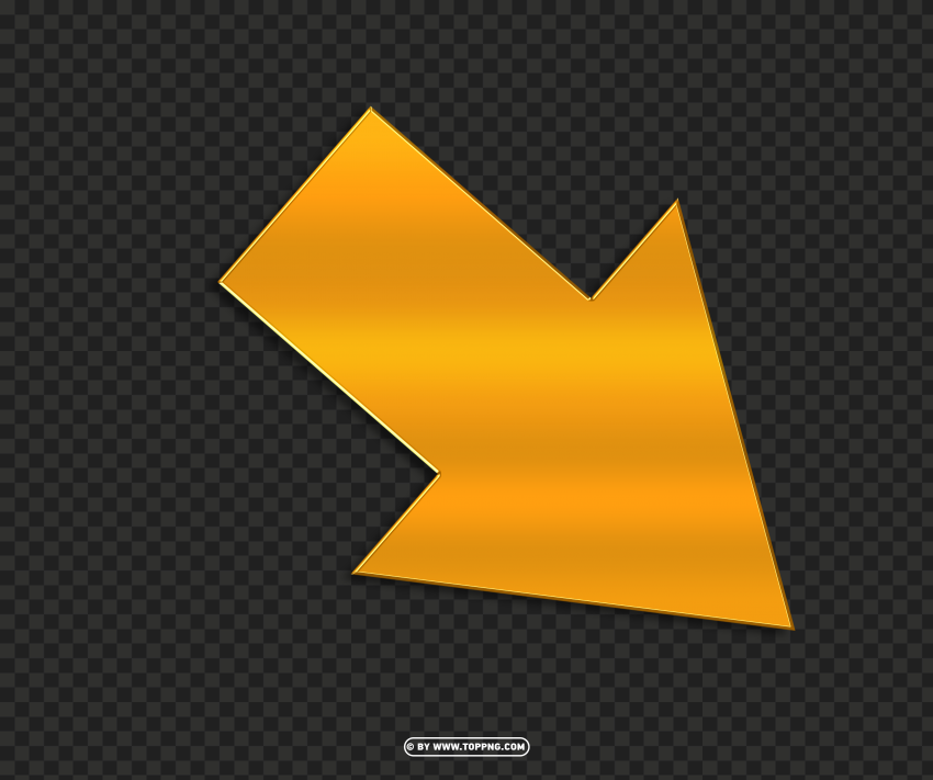 gold 3d arrow down right design png, 3D Gold arrow png,arrow 3D Gold ,arrow 3D Gold stroke png,arrow 3D Gold stroke transparent background,arrow 3D Gold stroke transparent,arrow 3D Gold stroke transparent png