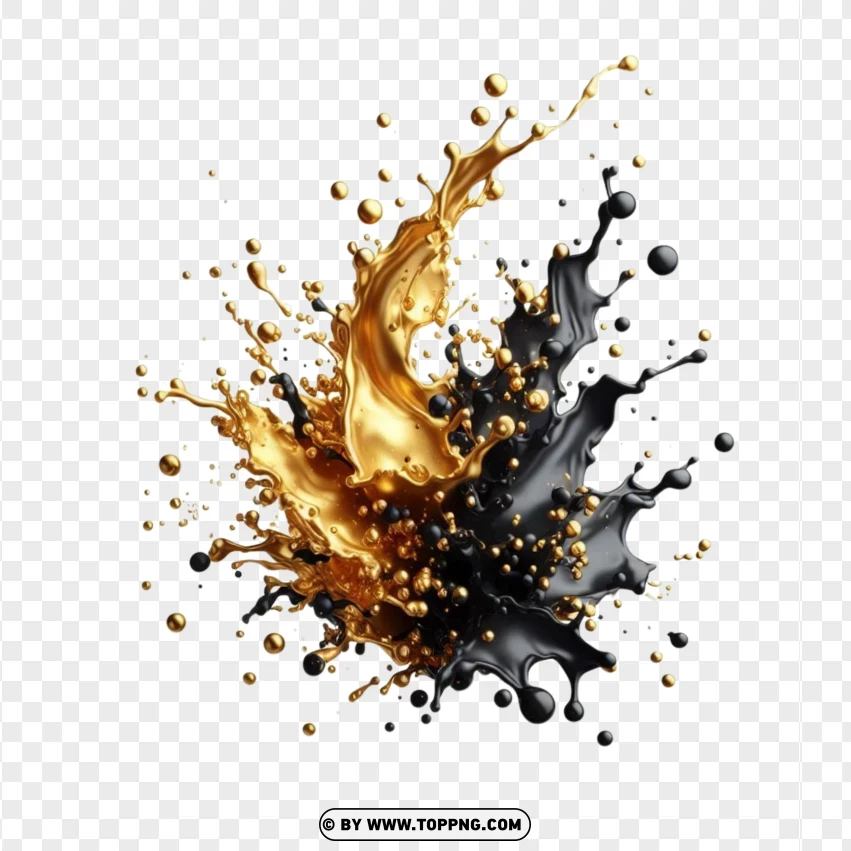 Splash, Splatter ,gold and black splash,Bright,  colorful,  spot,  Paint