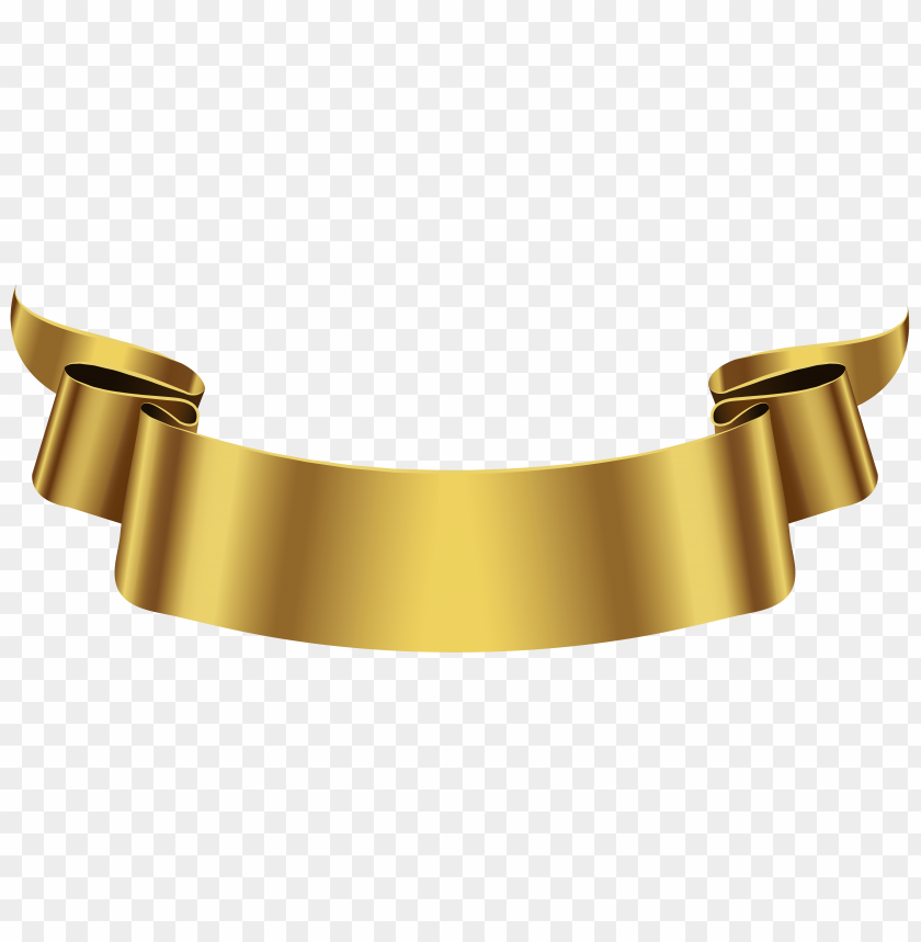 gold banner ribbon png, gold,png,banner,ribbon