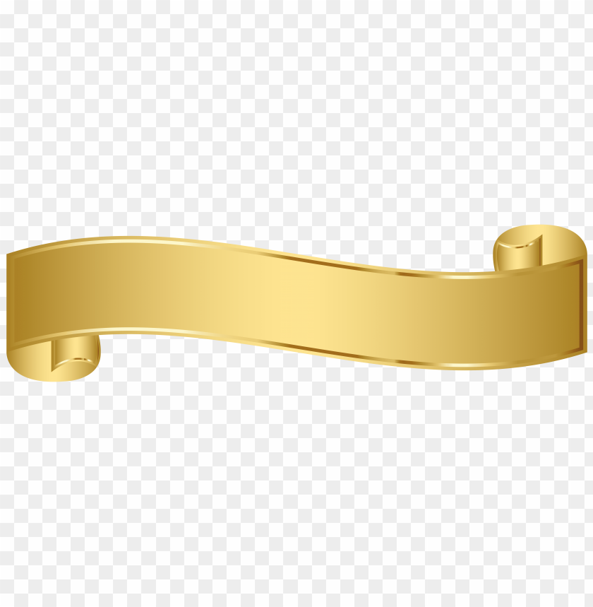 gold banner ribbon png, gold,png,banner,ribbon