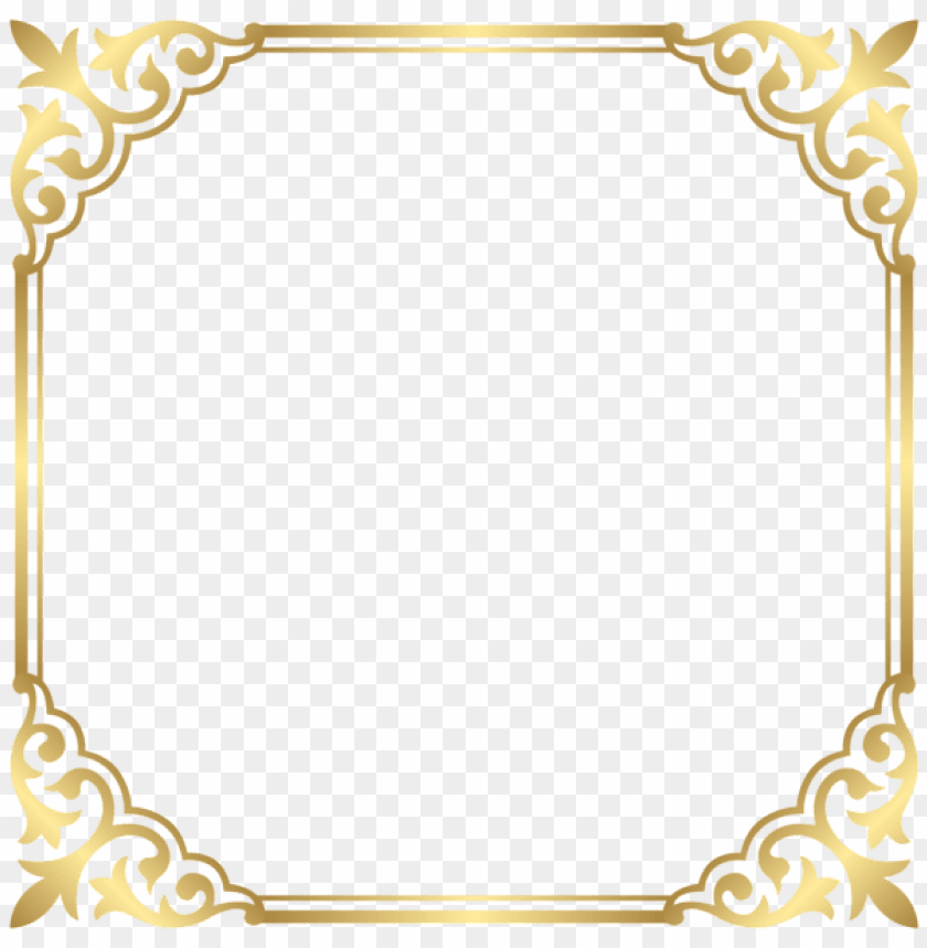 gold border frame