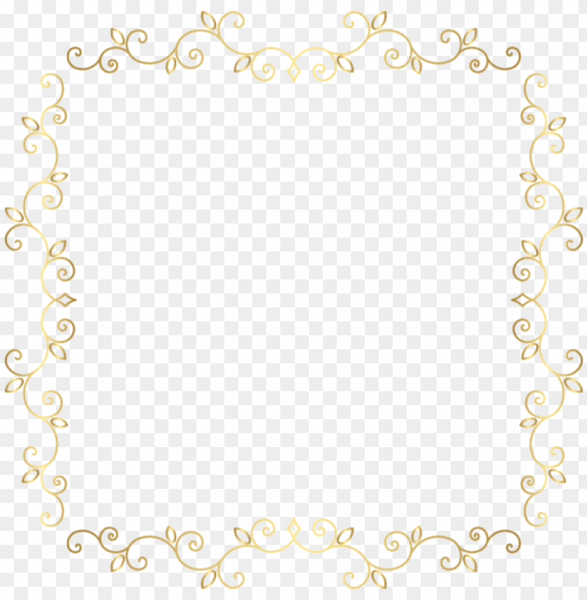 gold border frame