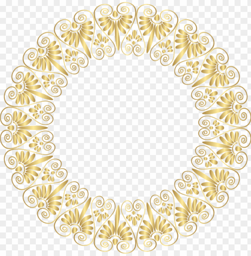 gold border frame png