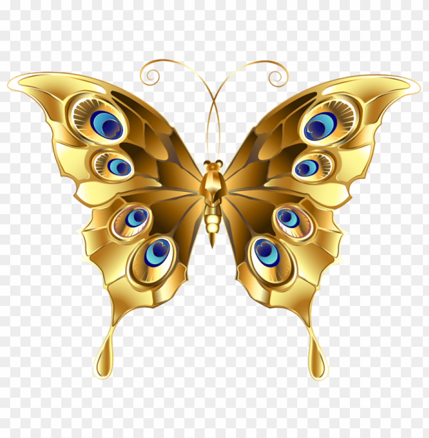 gold butterfly