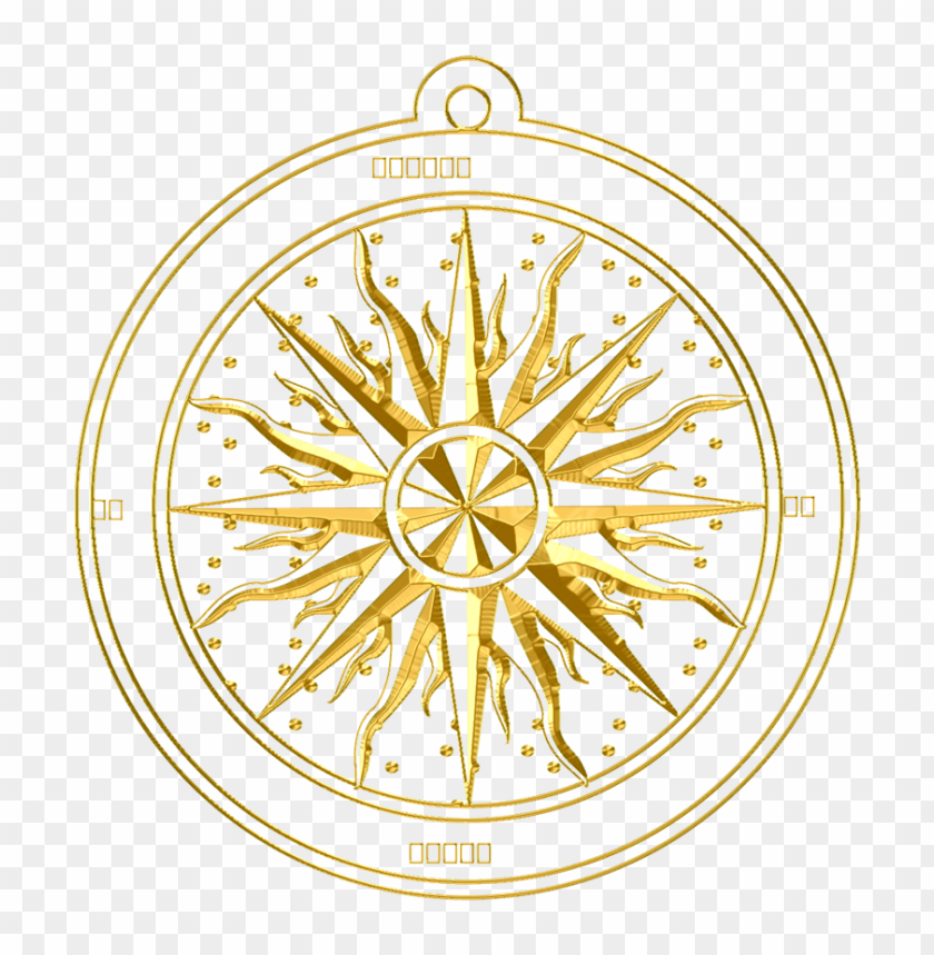 gold compass rose png, compassrose,rose,png,gold,compass