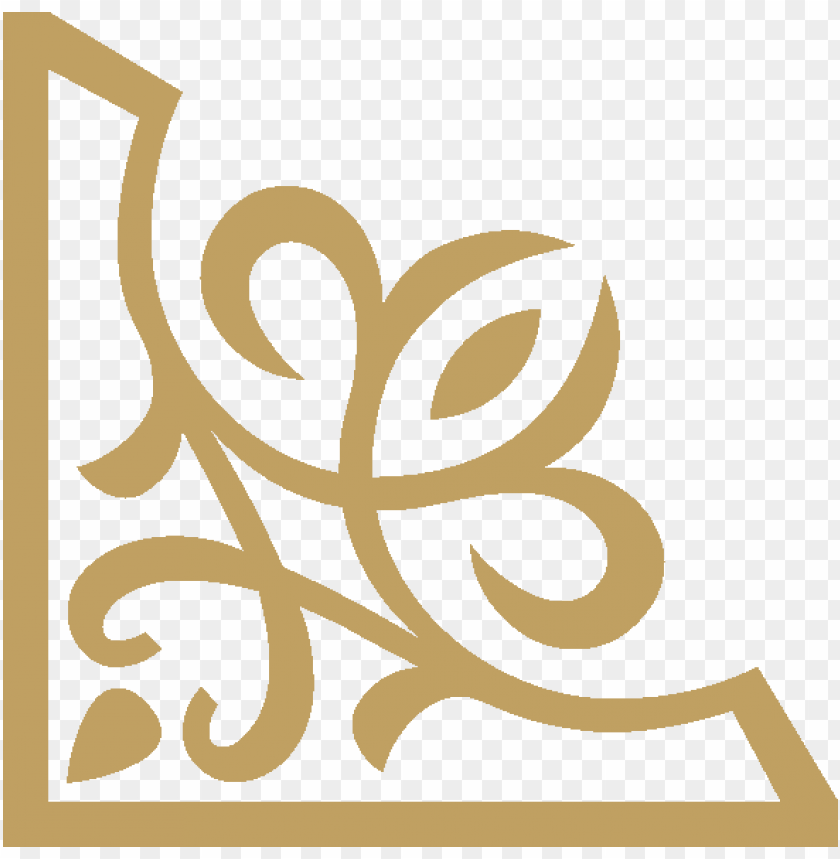 gold corner png, gold,png,corner