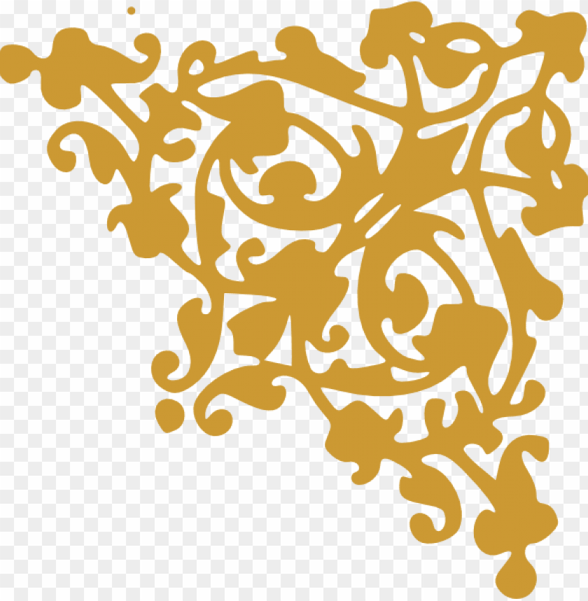 gold corner png, gold,png,corner