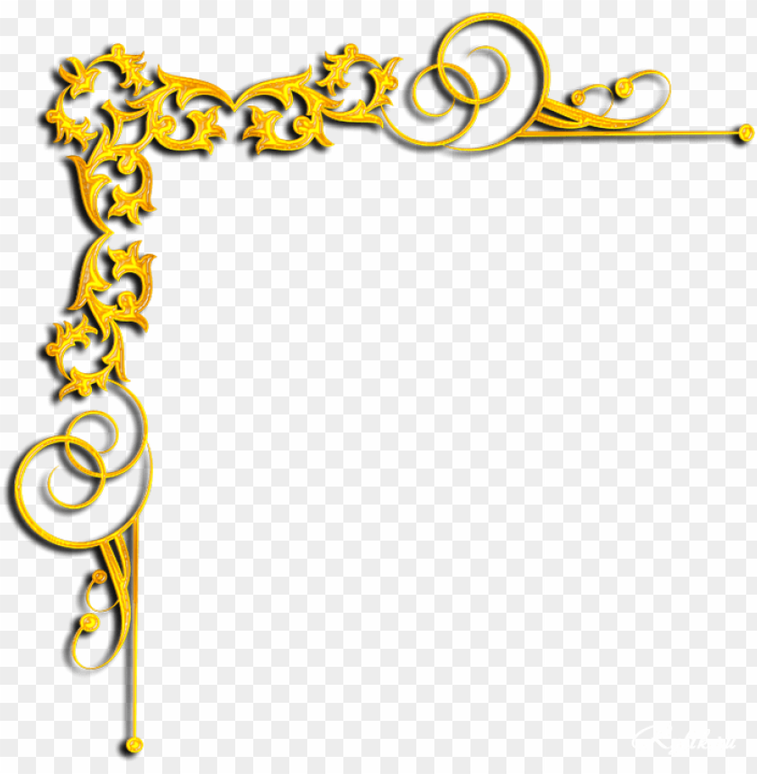 gold corner png, gold,png,corner