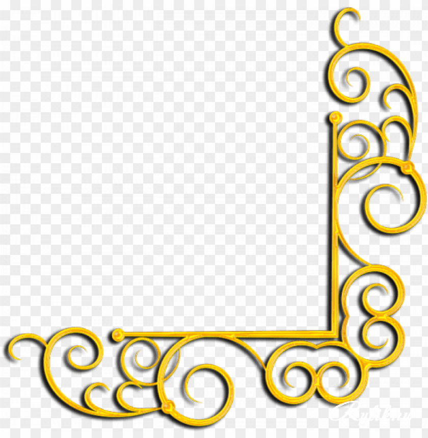 gold corner png, gold,png,corner