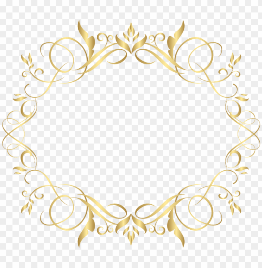 gold deco frame