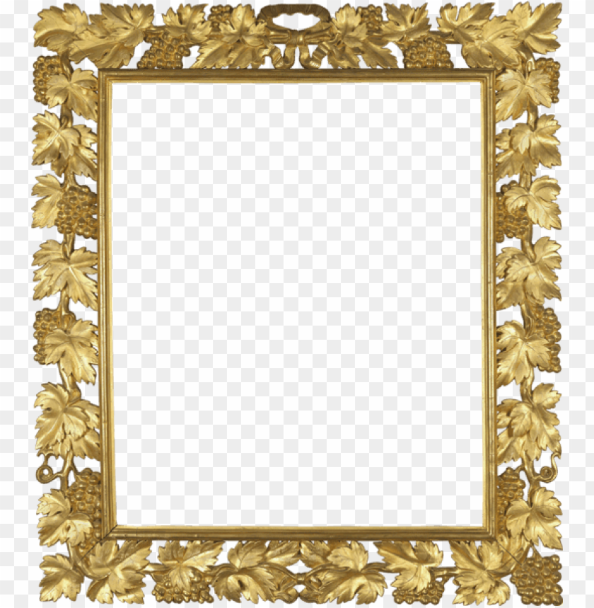 miscellaneous, frames, gold frame with vine, 