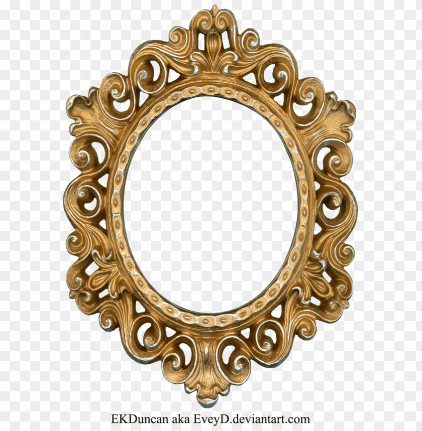 gold oval frame png, frame,gold,oval,png