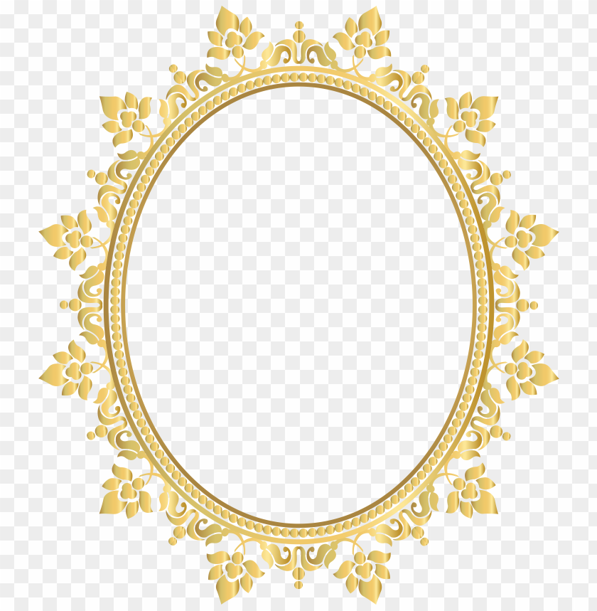 gold oval frame png, frame,gold,oval,png