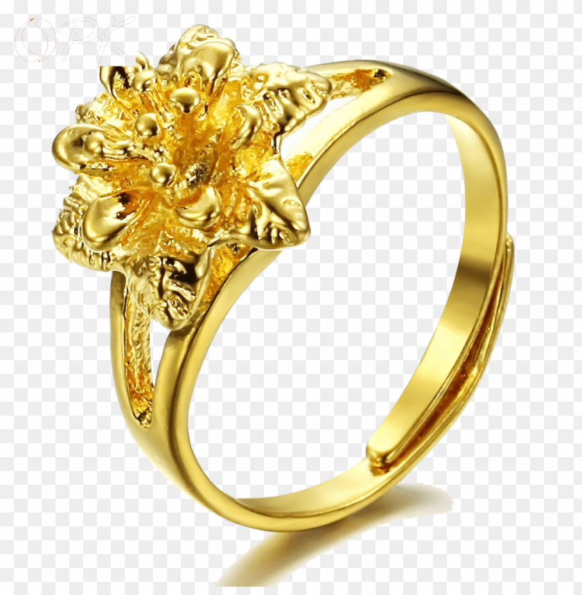 jewelry, gold ring, floral design, women's accessories, handmade