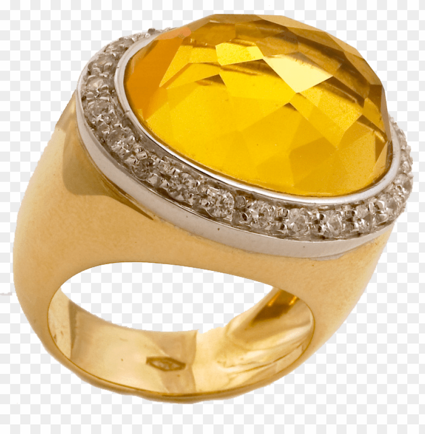 Jewelry, Rings, Gemstone, Yellow Stone, Gold