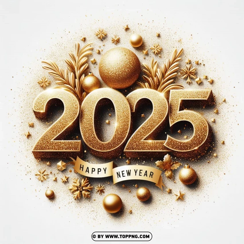 New Year 2025, 2025 Wallpaper, 2025 Background,2025,  3d,  Number,  Background